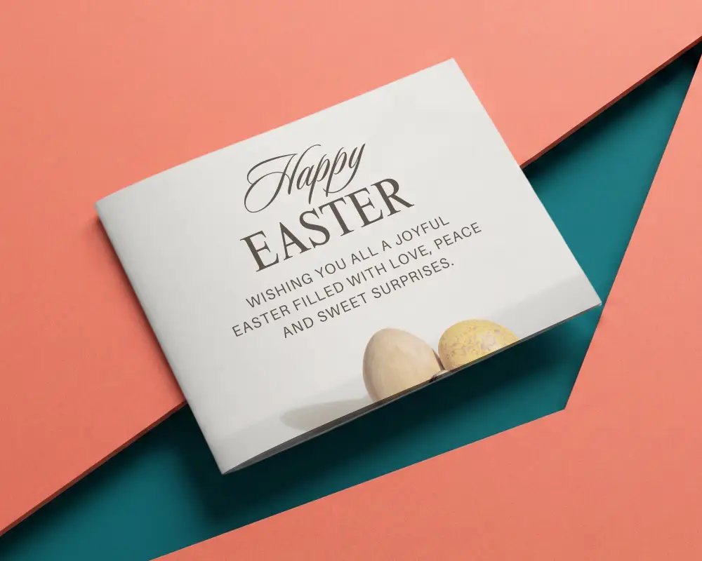 Professional Horizontal Brochure Mockup Isolated On Background For Branding