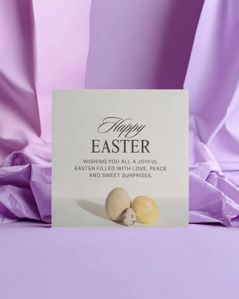 Square Brochure Mockup On Textured Fabric Background For Branding Presentation