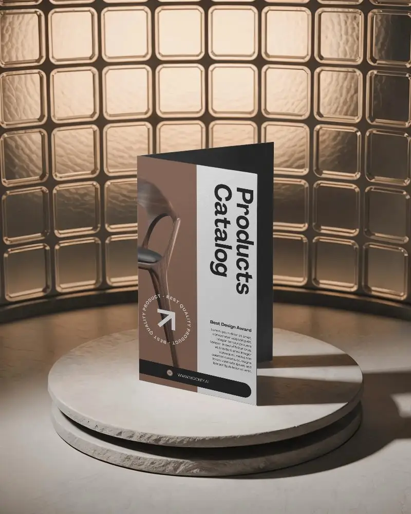 Elegant Minimalist Brochure Mockup For Professional Print And Digital Presentation 0333