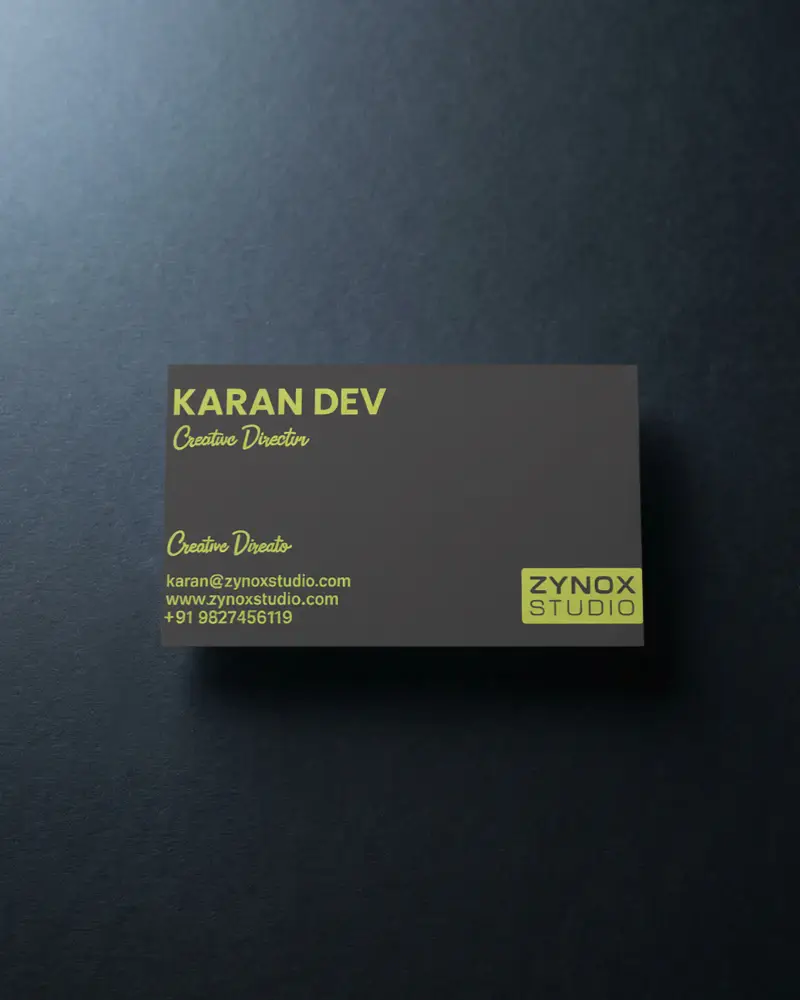 Premium Blank Business Card Mockup On Textured Background For Professional Branding Design