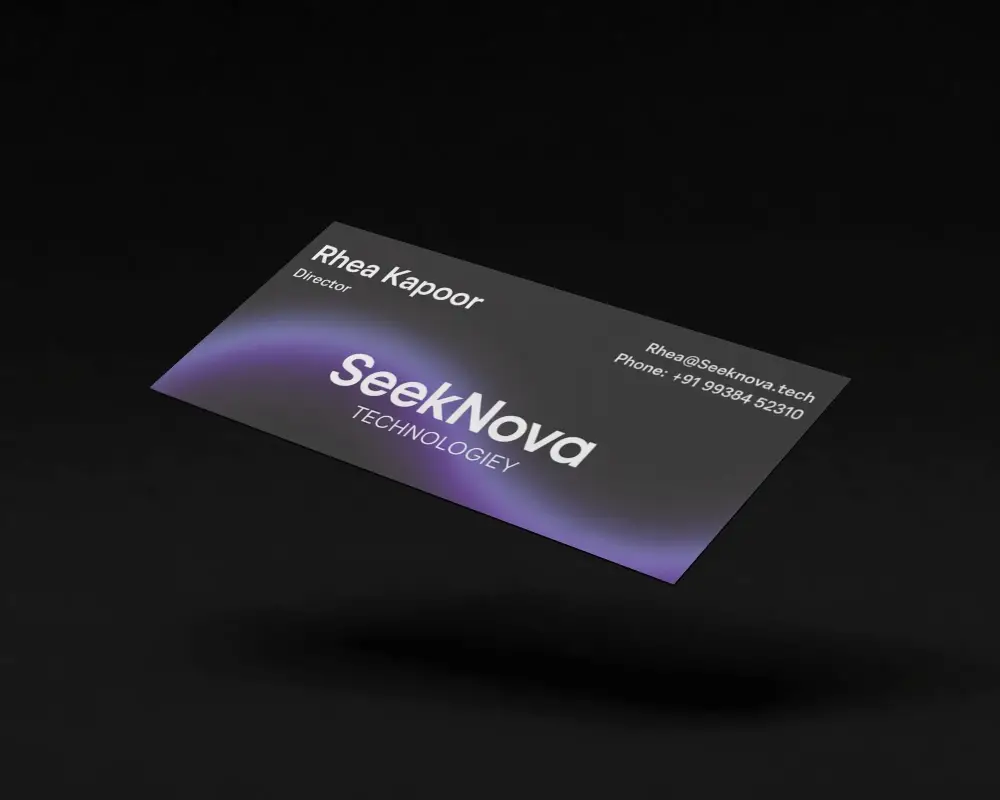 Minimal Floating Business Card Mockup Ideal For Professional Branding Presentations