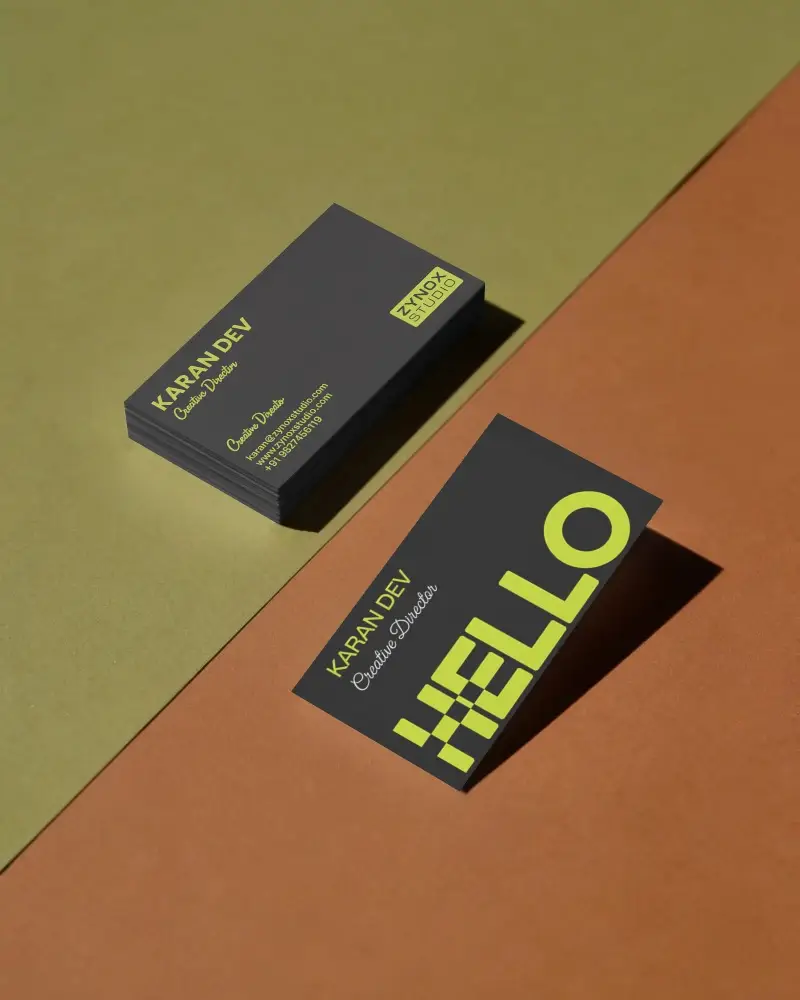 Minimalistic Business Card Mockup For Creative Professionals And Modern Brand Presentations