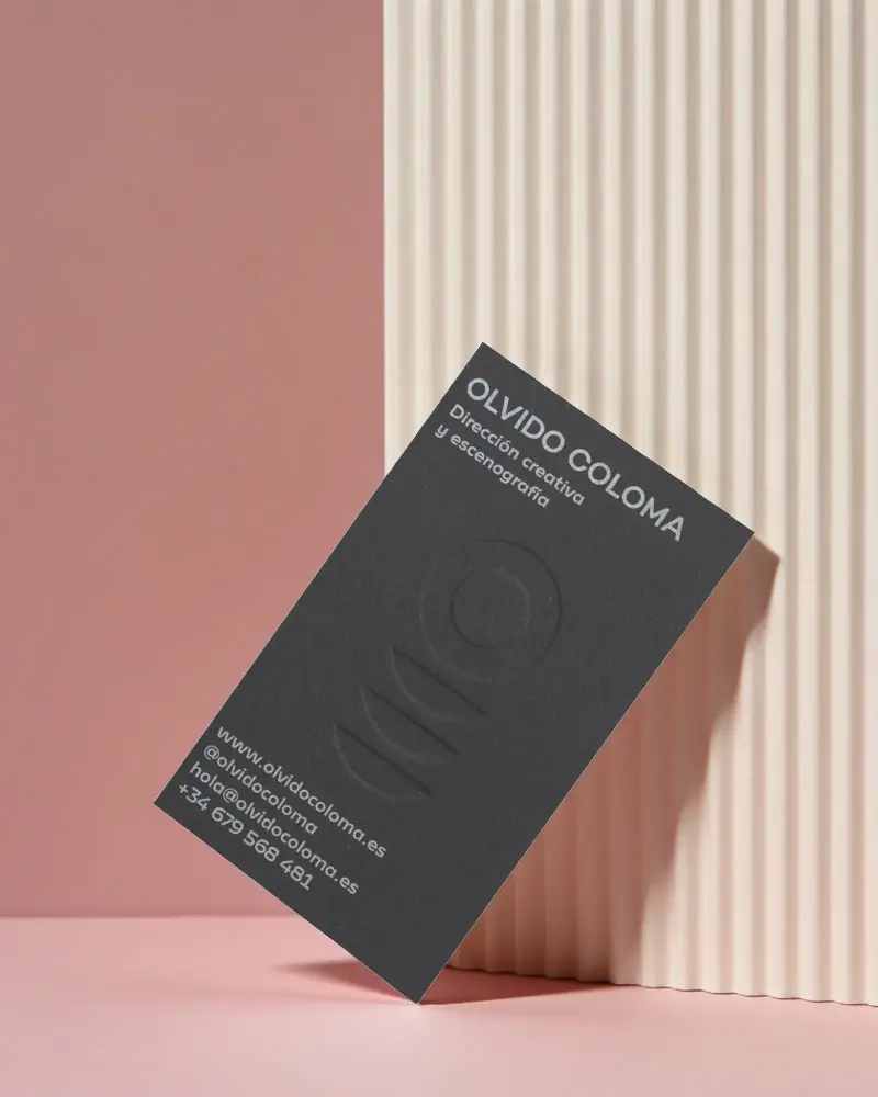Minimalistic Stylish Blank Business Card Mockup Leaning On Textured Surface For Brand Presentation