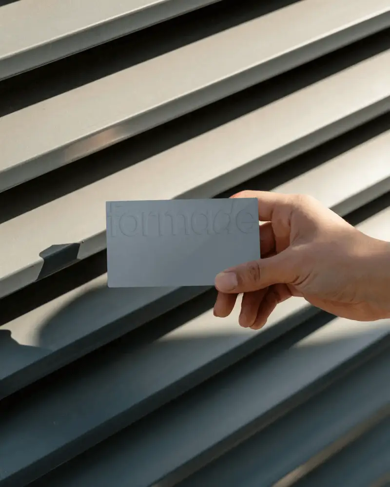 Blank Business Card Mockup In Hand For Professional Branding And Marketing Presentation