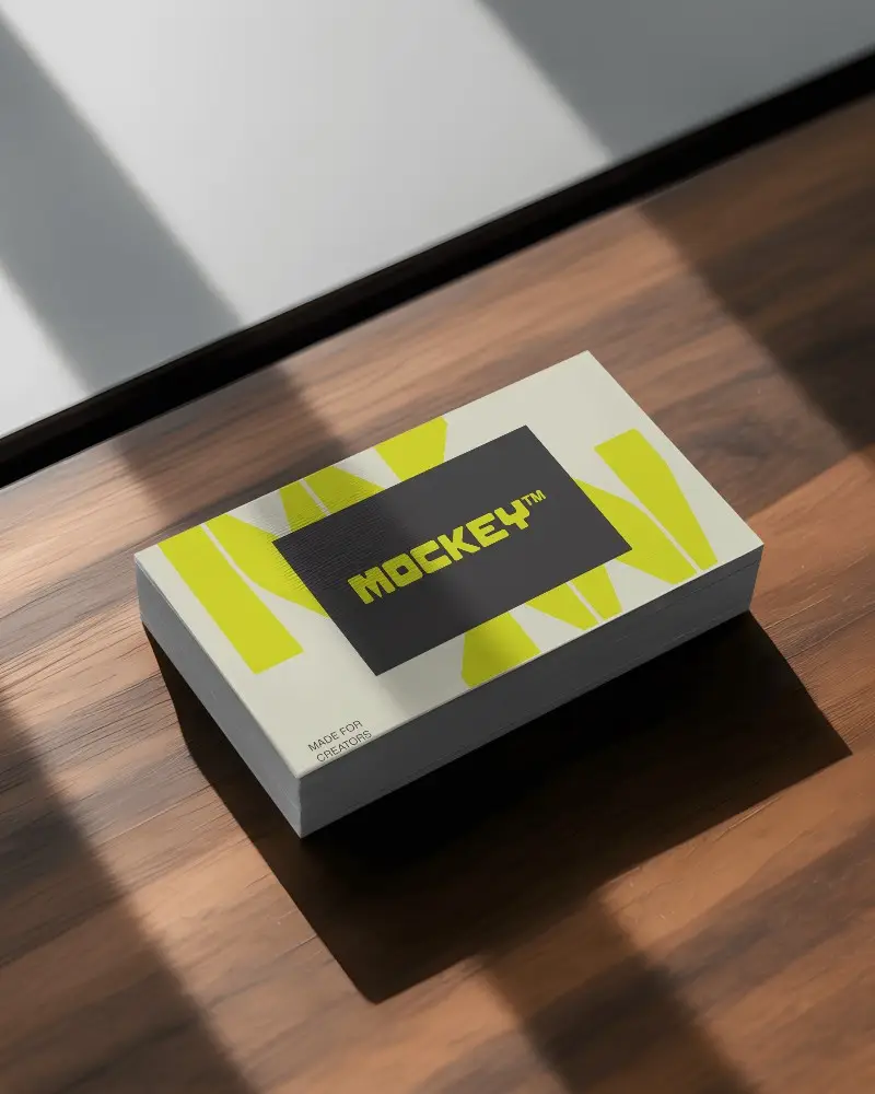 elegant-stacked-business-cards-on-wooden-surface-with-soft-shadow-effects