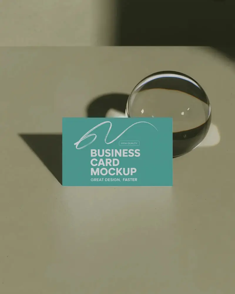clean-business-card-layout-with-transparent-glass-sphere-soft-shadow-professional-style