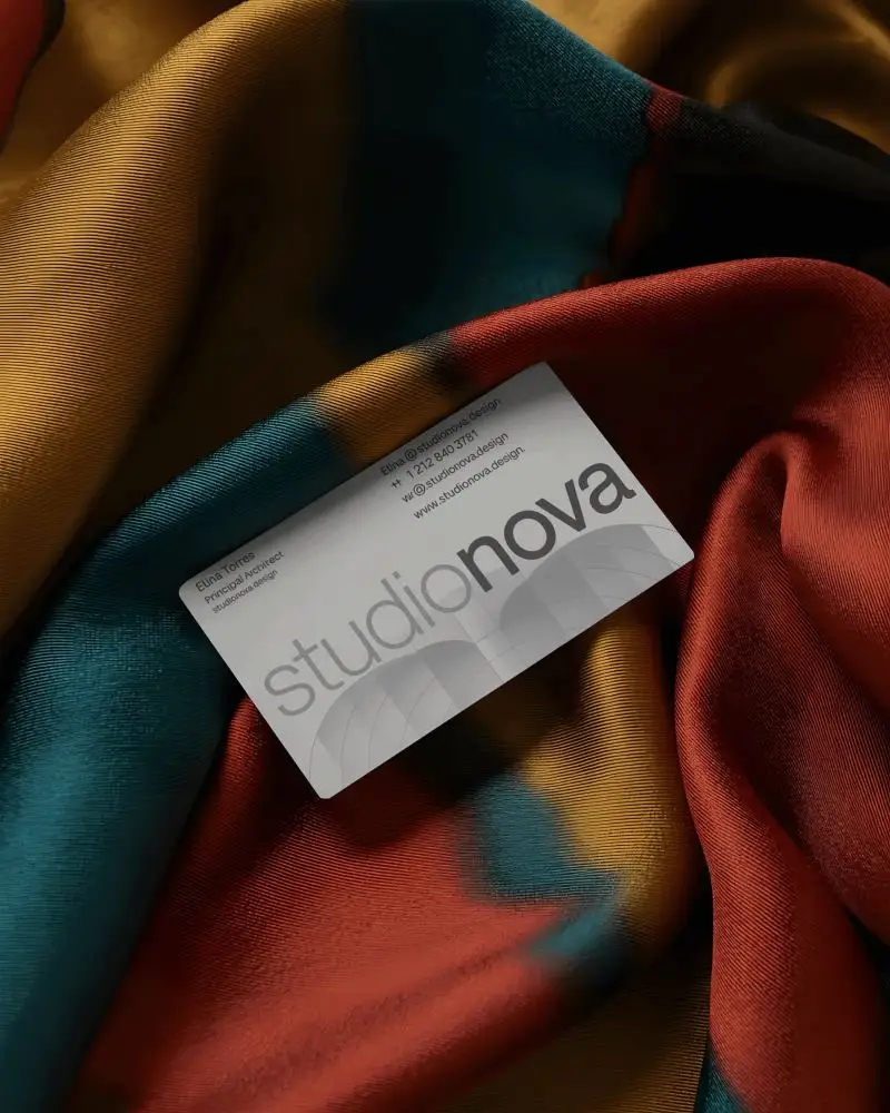 elegant-business-card-mockup-with-soft-fabric-drape-background-for-professional-use