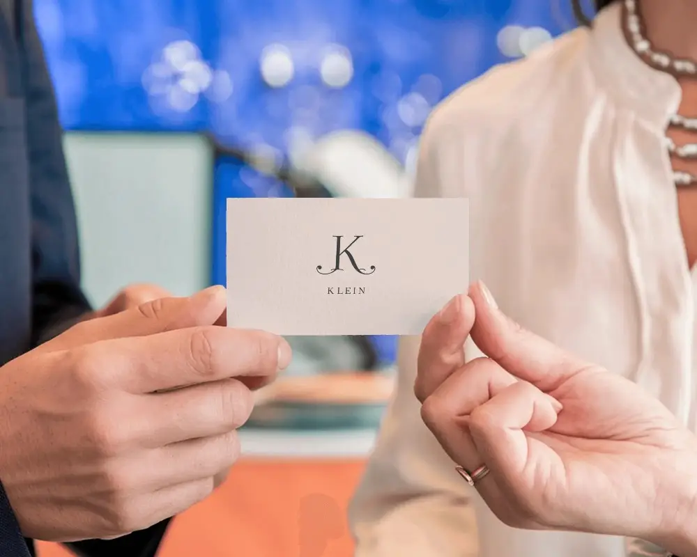 Professional Environment Business Card Mockup Formal Attire And Subtle Luxury Vibes 0173