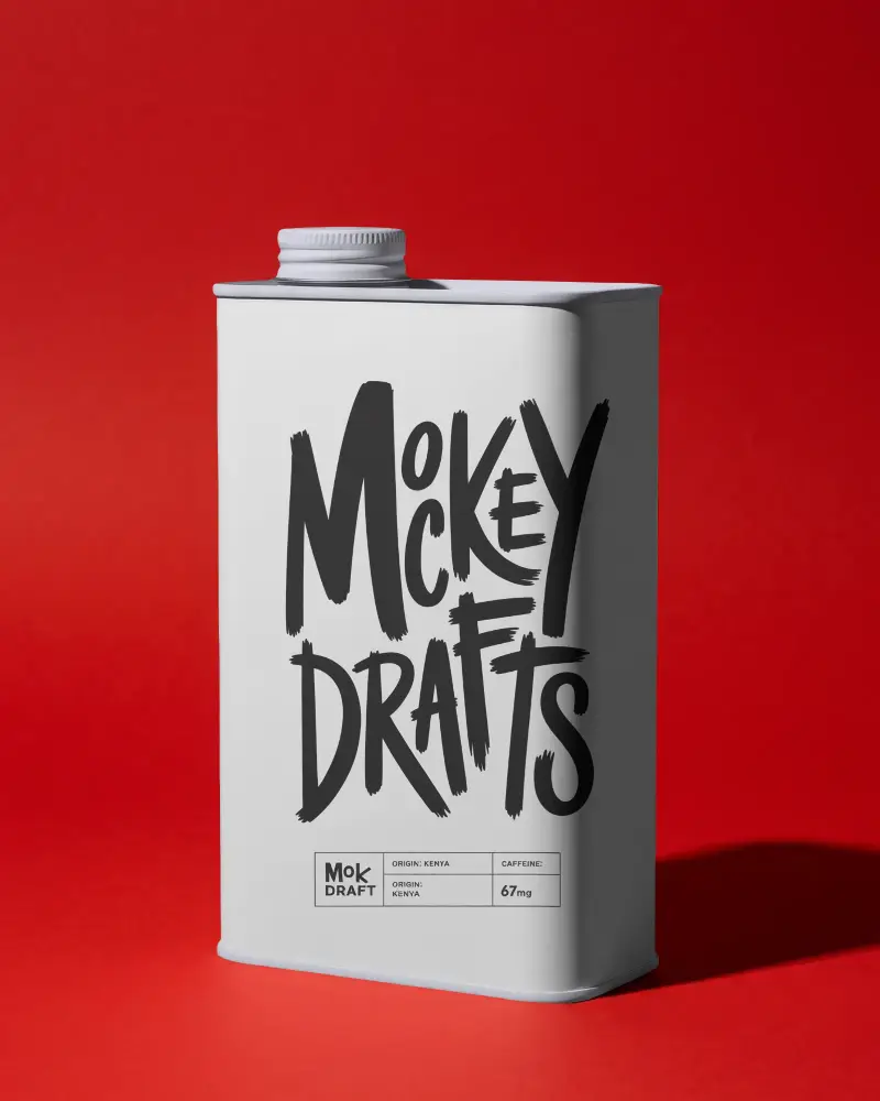 Blank Metal Tin Can Mockup For Custom Label Design And Product Packaging