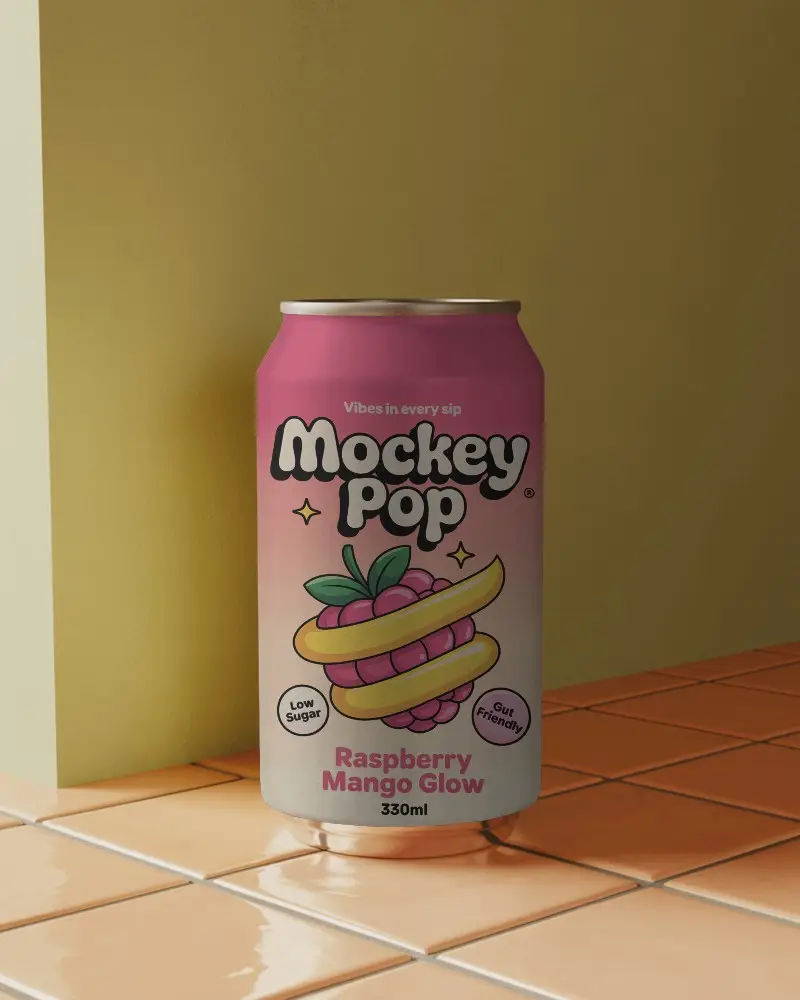 Premium Can Mockup Display Ideal For Beverage Packaging Designs And Brand Promotion 0158