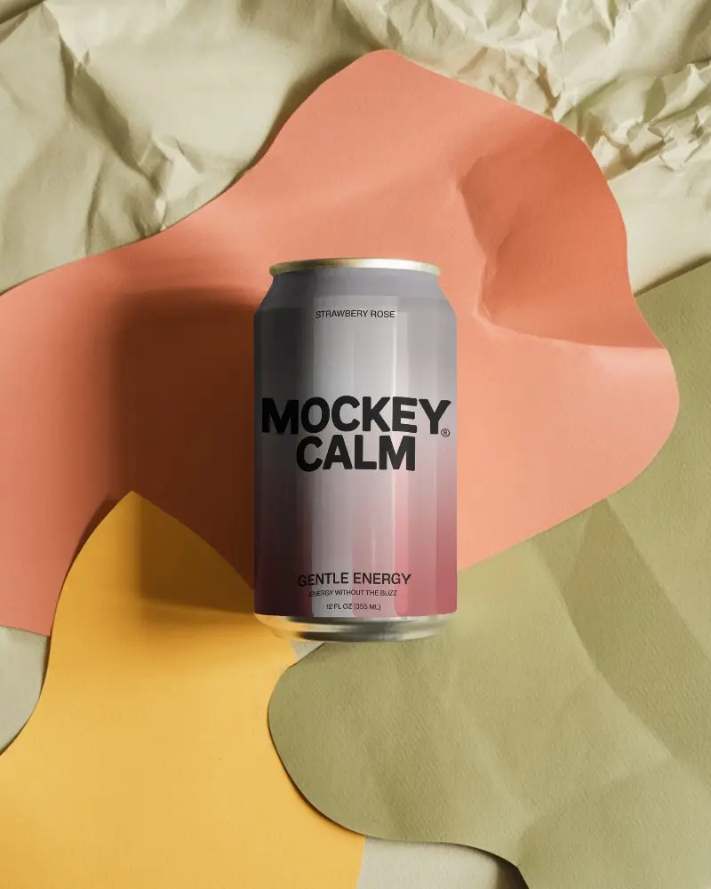 Sleek Modern Can Mockup For Beverage Packaging Design Presentation And Branding Ideas 0163