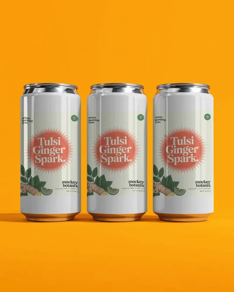 Three Set Realistic Aluminum Can Mockup For Beverage Branding And Packaging Presentation