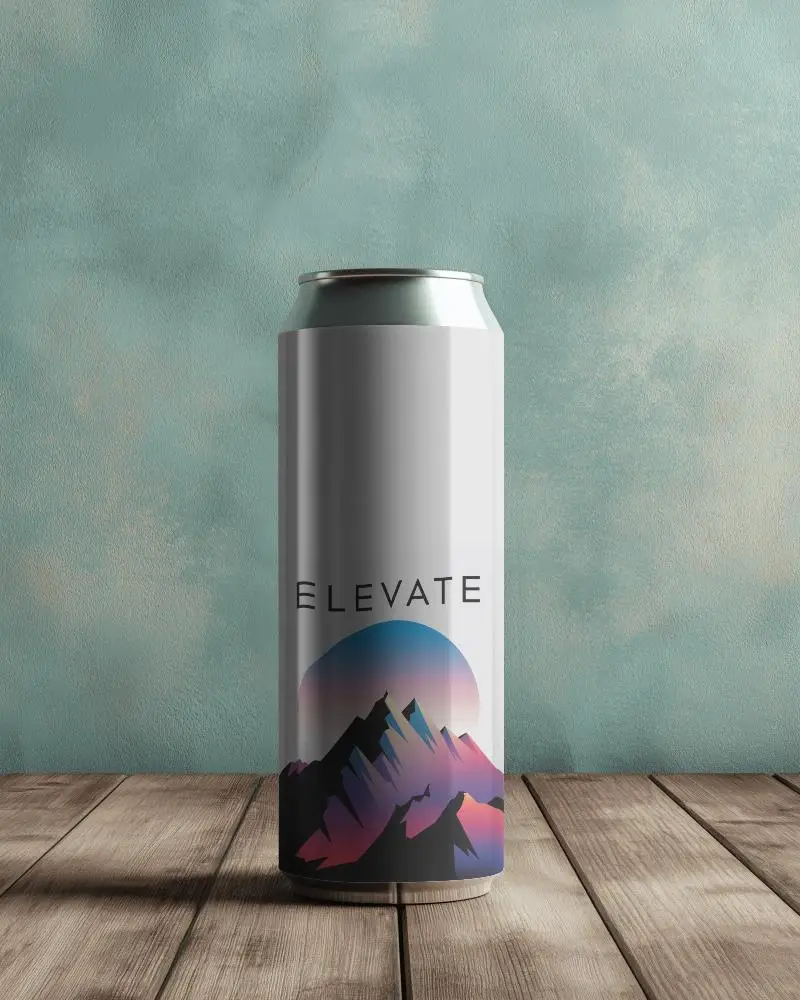 Modern Metal Can Mockup For Soft Drink Or Energy Drink Advertising And Marketing