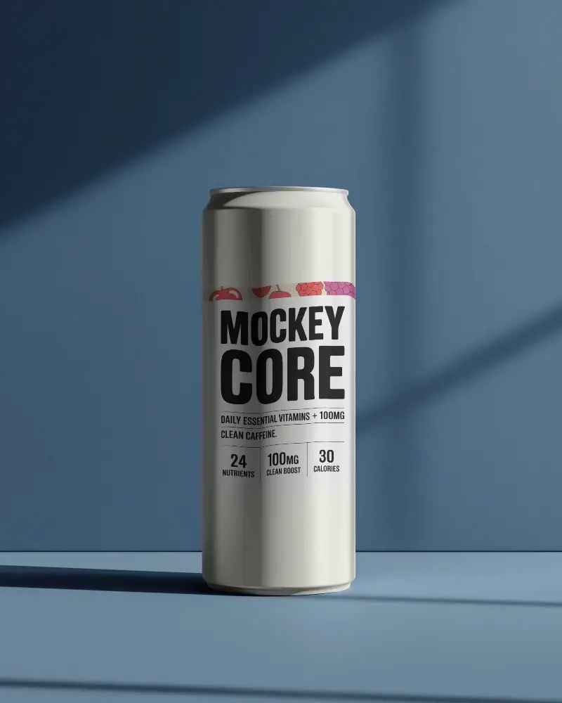 Premium Aluminum Can Mockup Showcasing Smooth Curves And Reflective Details 