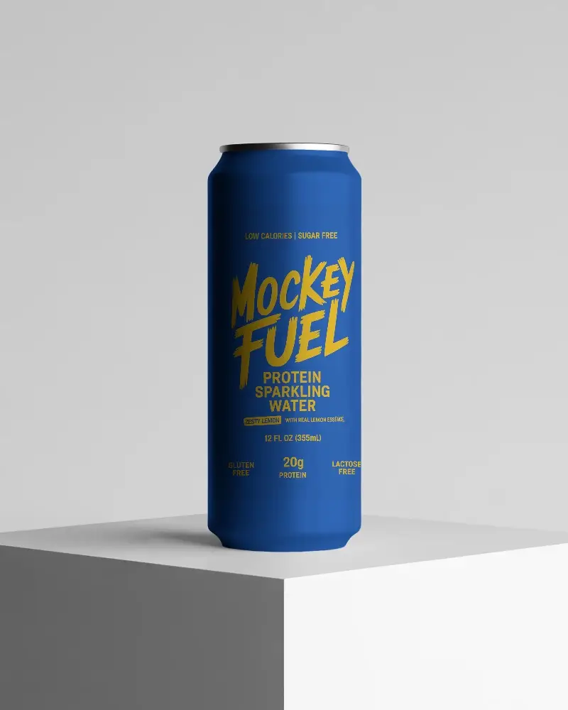 Premium Sleek Tall Can Mockup For Beverage Packaging Design And Marketing Use