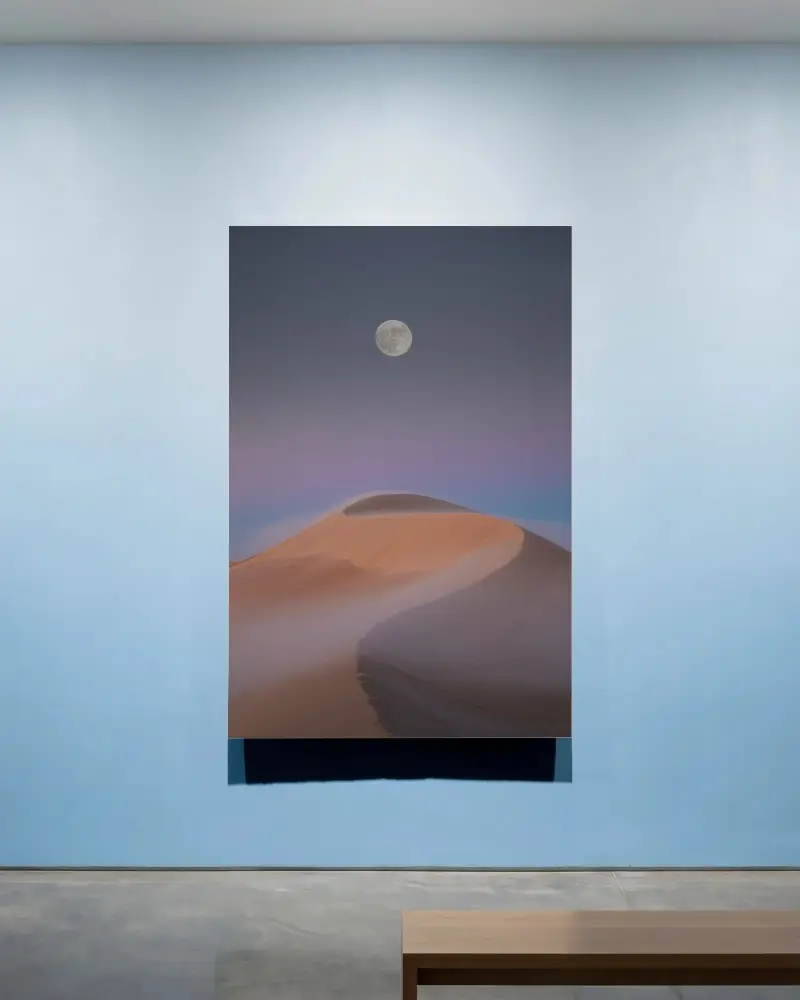 Modern Canvas Mockup Minimalist Wall Mount Room Interior Design Presentation Display