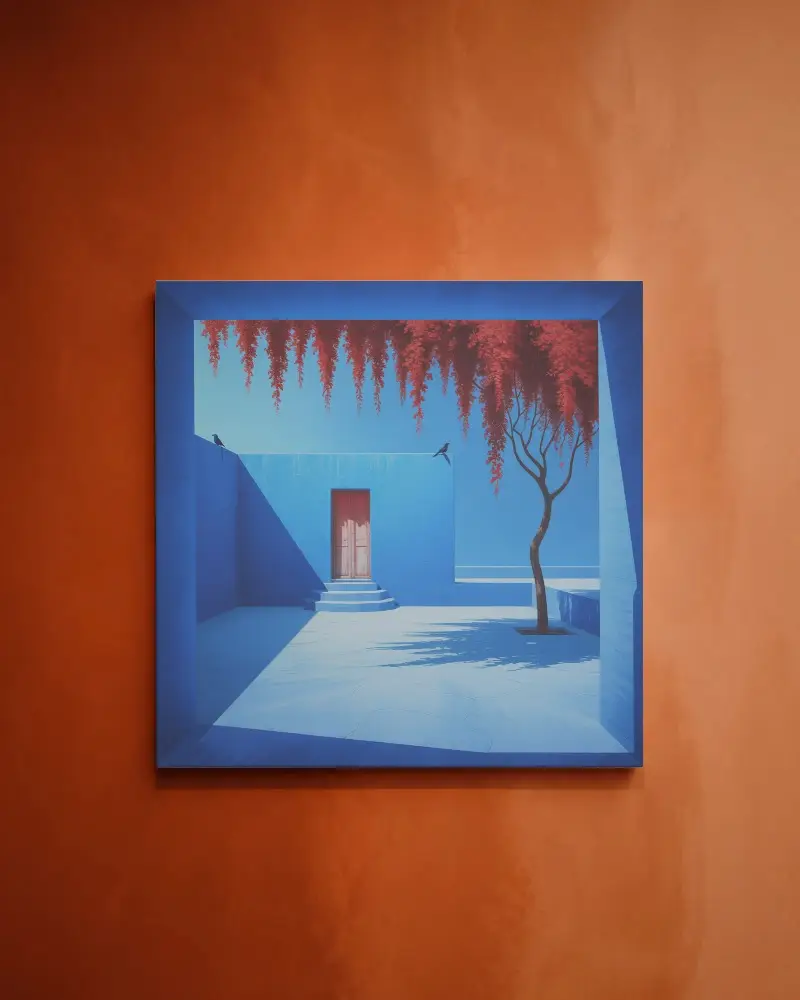 Square Canvas Mockup For Artists Designers And Photographers Showcase Your Work