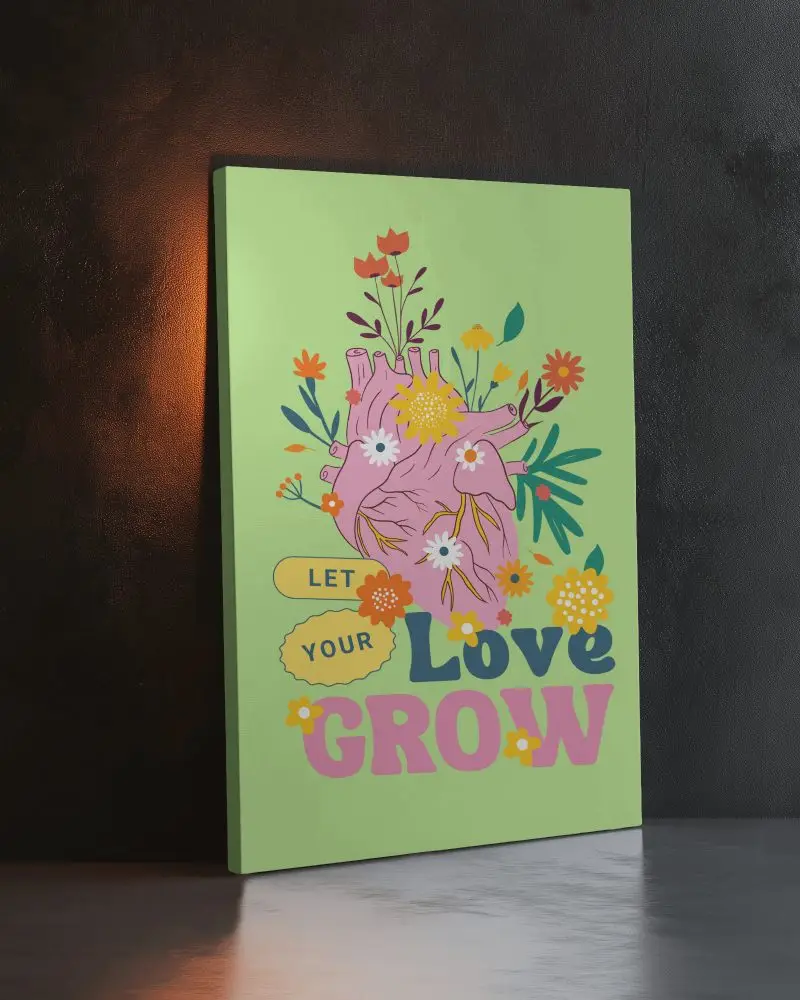 Angled Dark Canvas Mockup With Soft Shadows Modern And Chic Look