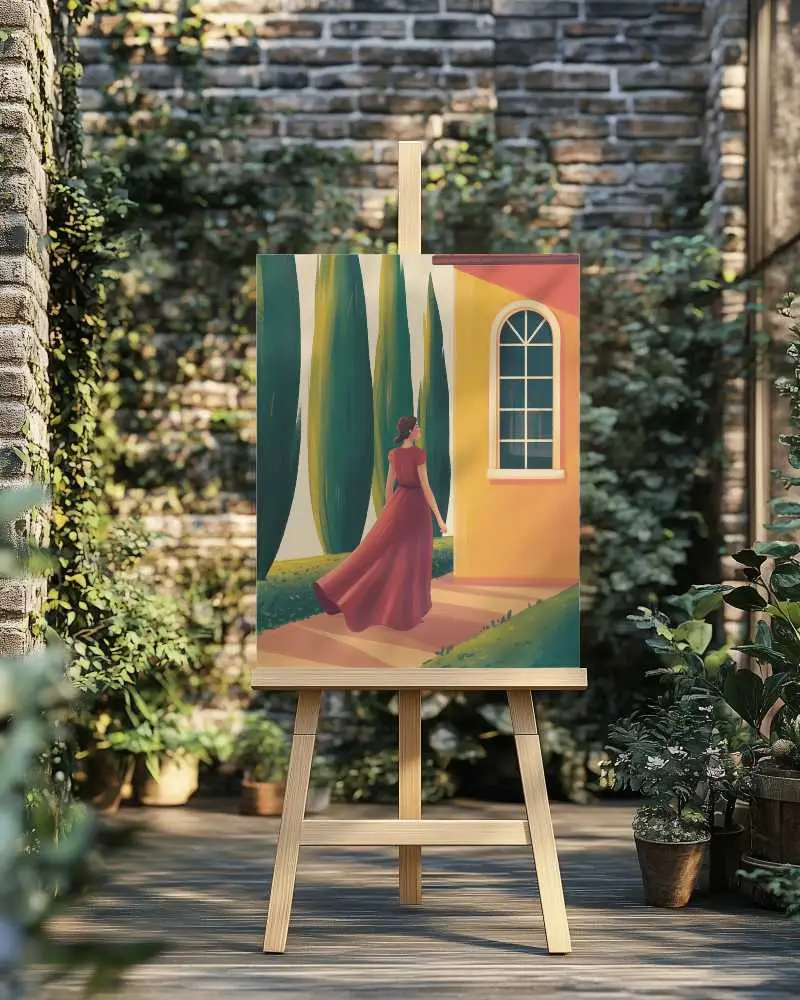 sunlit-garden-canvas-mockup-on-wooden-easel-with-leaves-vines-and-outdoor-rustic-background-0191