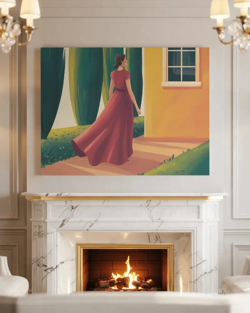 cozy-living-room-with-elegant-canvas-mockup-print-above-marble-fireplace-and-soft-lighting