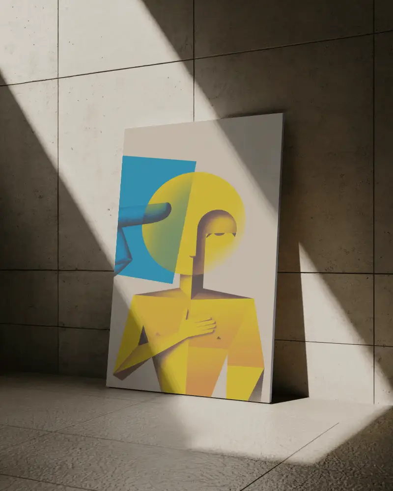 leaning-canvas-mockup-against-modern-stone-wall-with-sharp-sunlight-and-floor-shadows