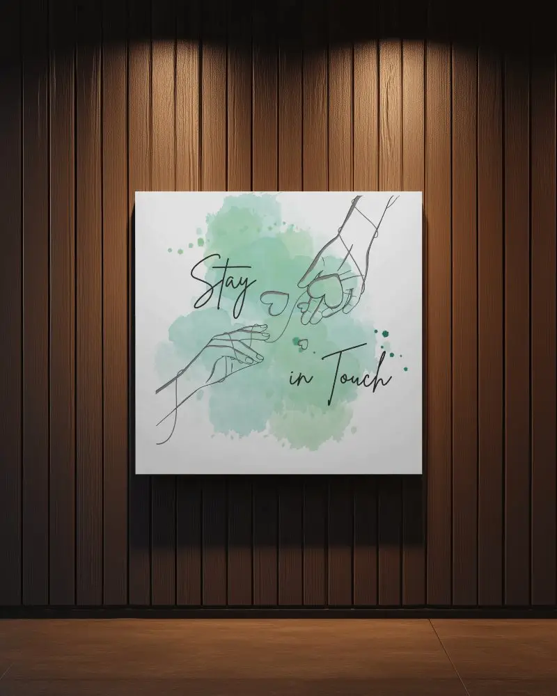 Modern Wood Paneled Wall Canvas Mockup With Moody Spotlighting Elegant Interior Design