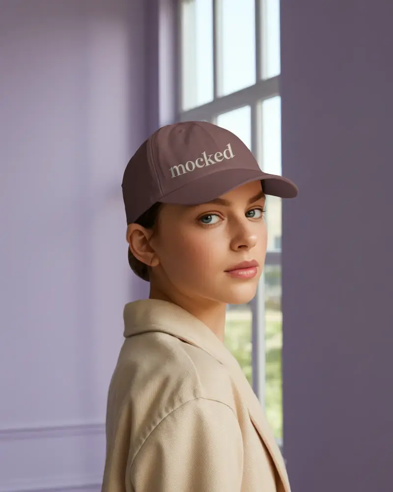 Stylish Minimalist Cap Mockup For Modern Apparel And Accessories Promotion