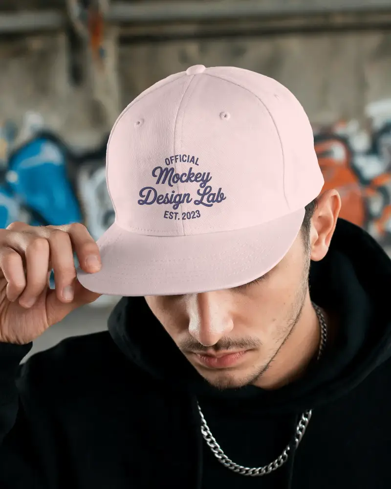 Urban Style Cap Mockup For Streetwear Branded Headwear And Custom Logo Design Showcase