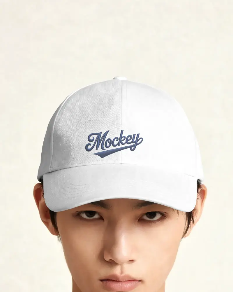 Adjustable Unisex Cap Mockup With Curved Visor And Comfortable Fit Everyday Use