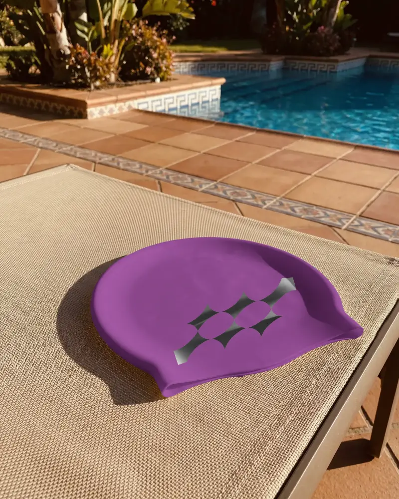 Durable Swim Cap Mockup For Adults And Kids Designed To Minimize Drag During Swimming Sessions