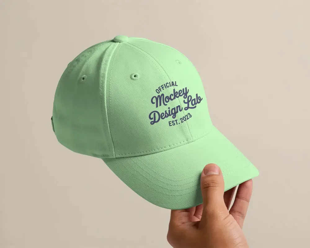 Premium Quality Baseball Cap Mockup For Custom Logo Designs Easy Editing And Realistic Look