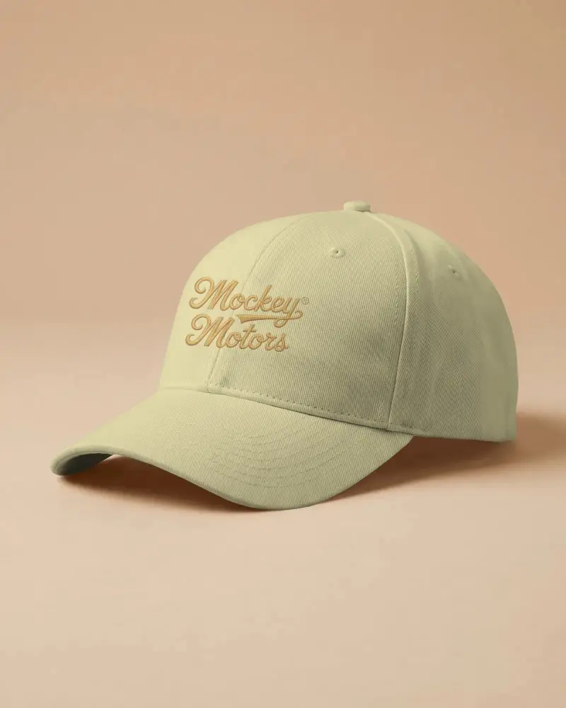 Unisex Blank Structured Snapback Cap Mockup For Screen Printing Embroidery Designs