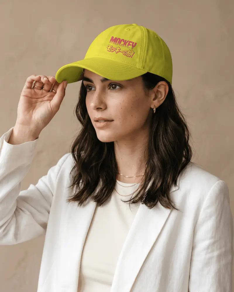 Classic Minimalist Baseball Cap Mockup For Casual And Stylish Outdoor Wear Fashionable Headwear
