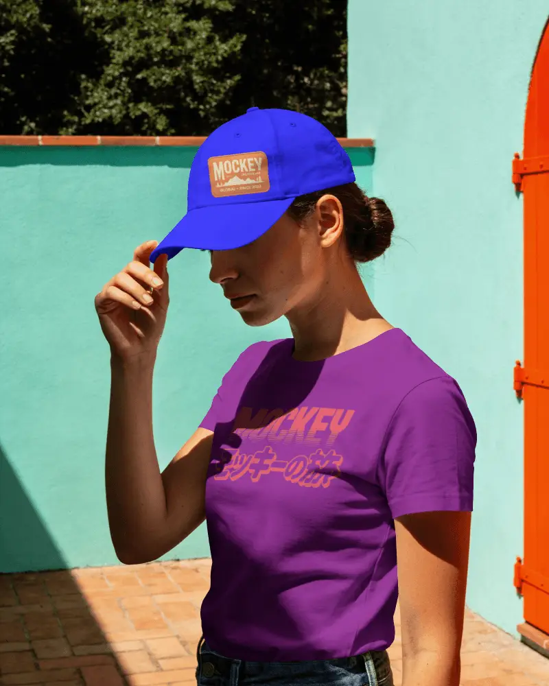 Stylish Casual Baseball Cap Mockup Personalized Headwear For Branding And Design Presentation