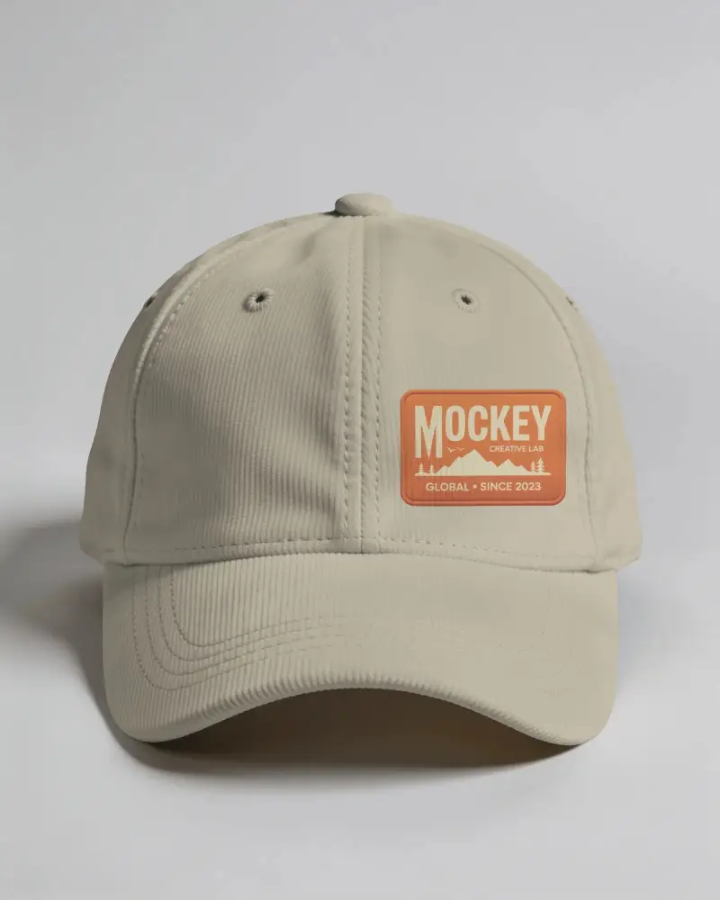 Classic Baseball Cap With Structured Front Panel And Breathable Eyelets For Comfortable Fit