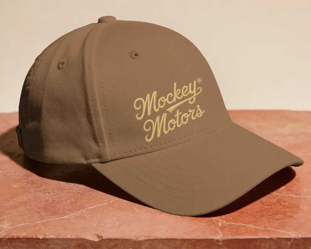 Classic Six Panel Baseball Cap Mockup With Curved Brim For Casual Sporty Style Outdoor Wear