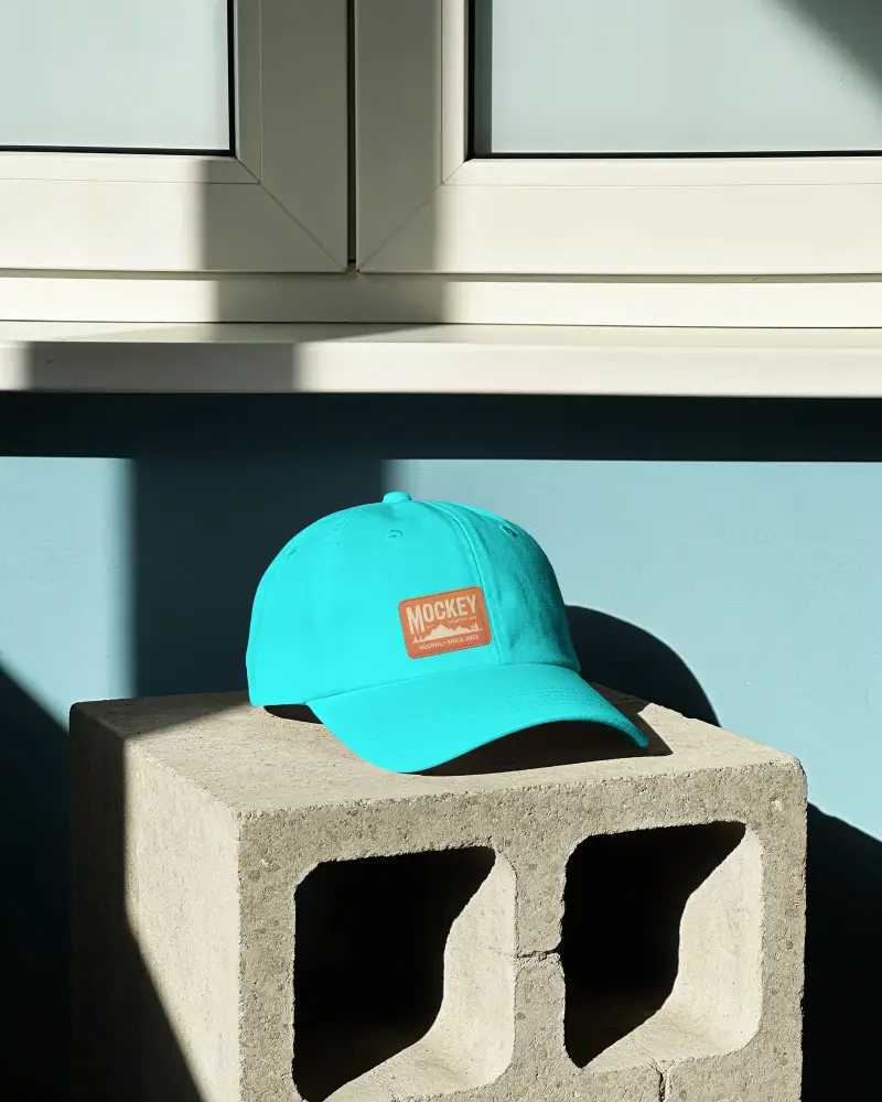 Soft Structured Baseball Cap Mockup For Custom Logo And Stylish Outdoor Wear Collections