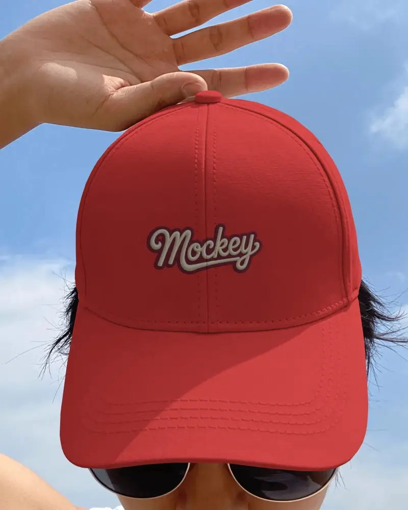 Stylish Baseball Cap Mockup For Custom Logo Branding And Promotional Use