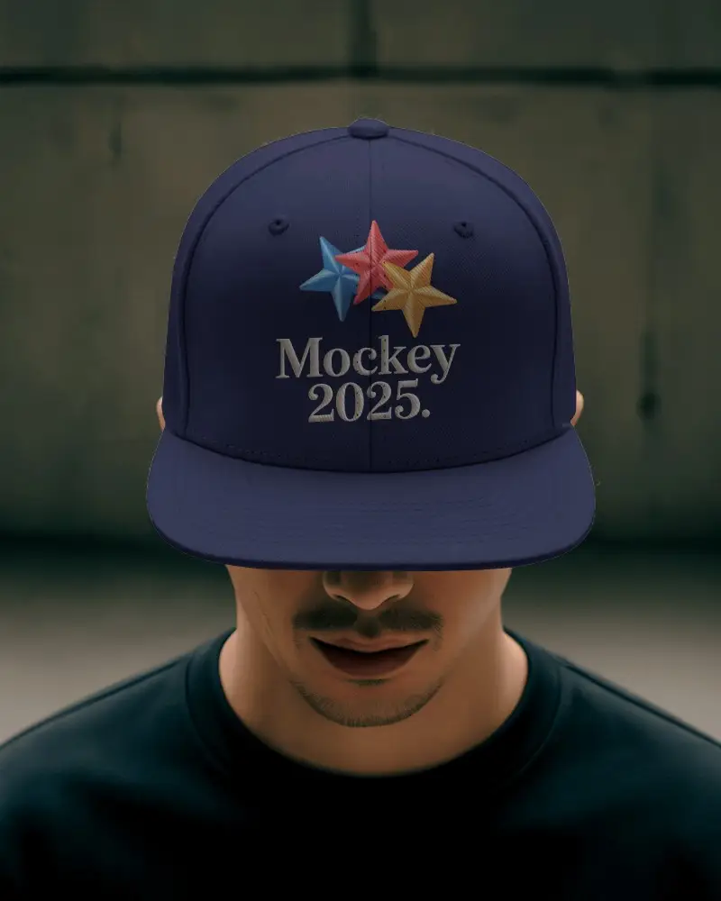 Streetwear Flat Brim Cap Mockup With Subtle Stitches For Custom Design Display