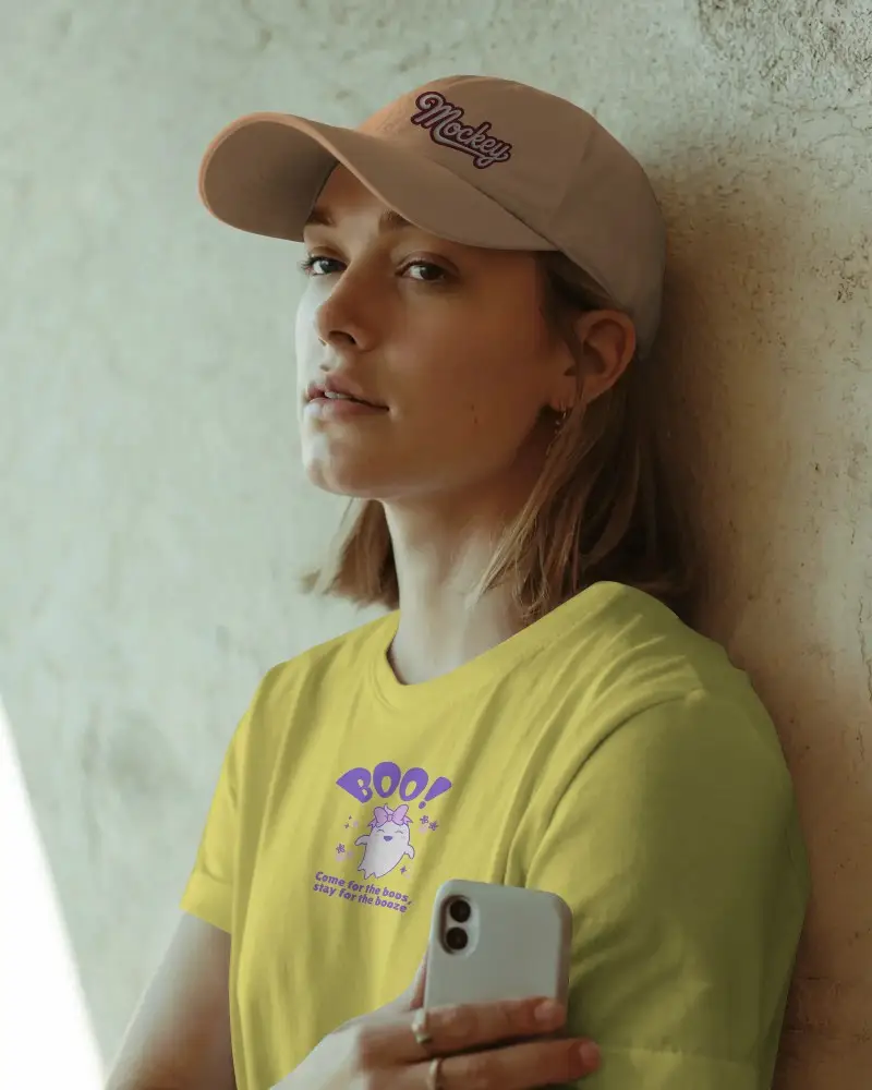 Premium Quality Cap Mockup Showcasing Minimalist Design For Custom Logo Printing