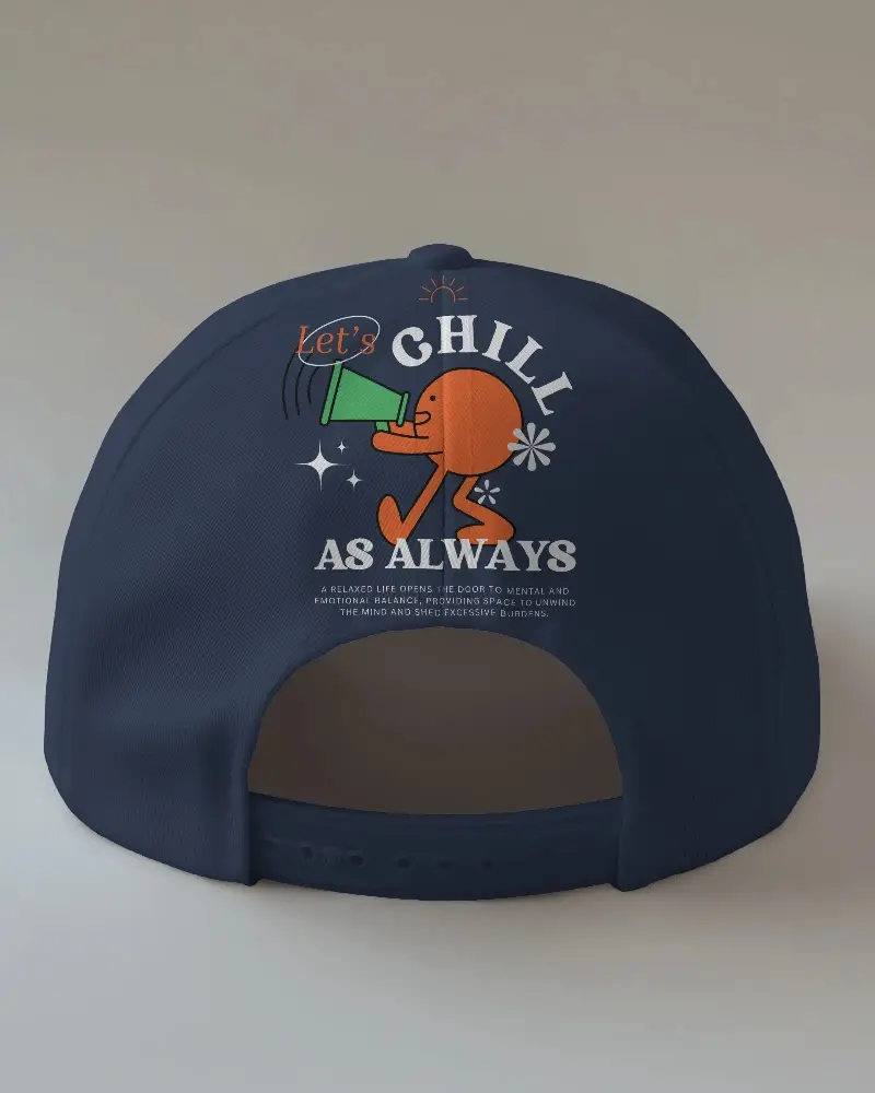 Professional White Cap Mockup Featuring Your Logo On Back Perfect For Personalized Apparel And Commercial Promotions