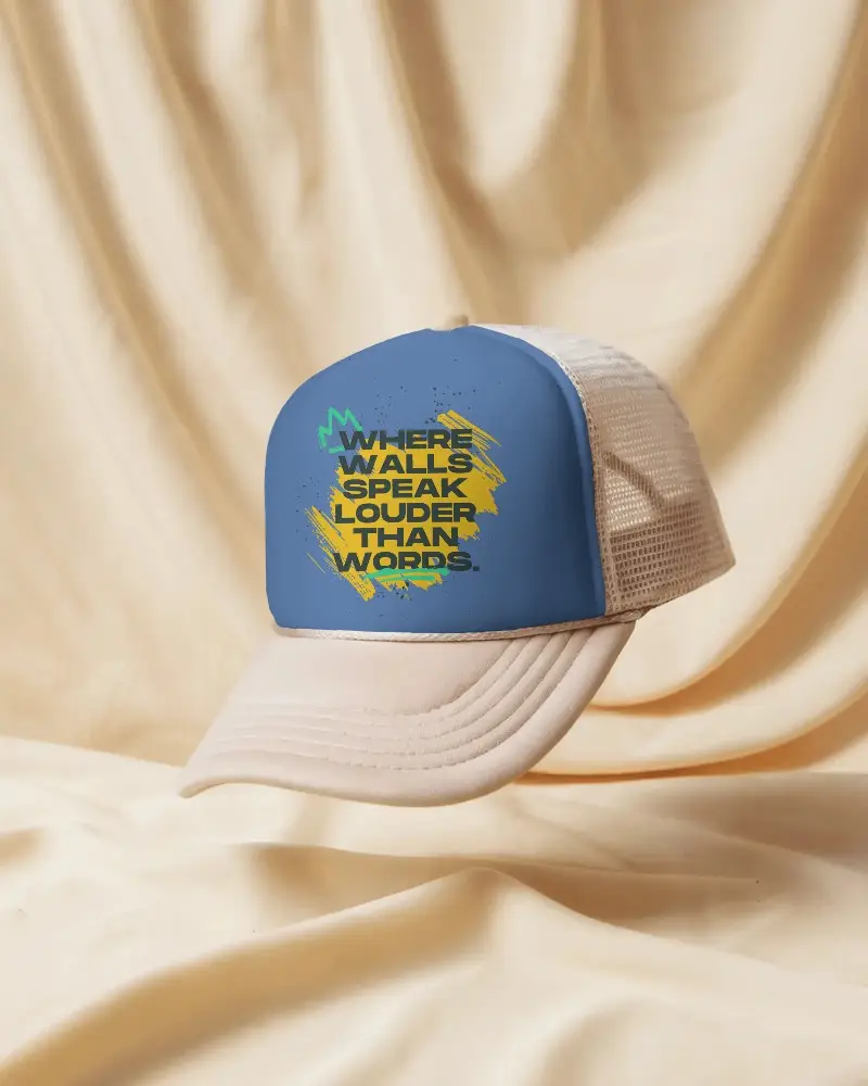 Customizable Beige Trucker Hat Template For Online Store Listings Etsy Shops Print On Demand Merchandise