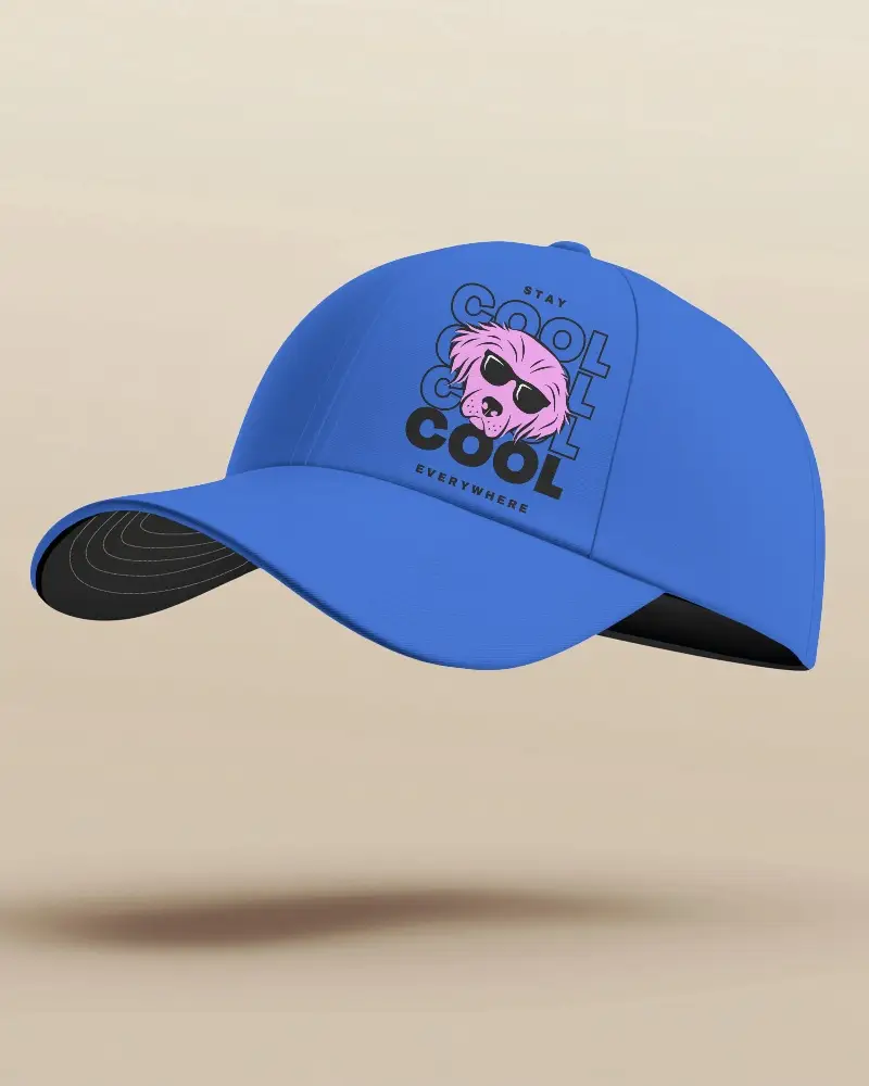 Baseball Cap Mockup With Placeholder Text Clean Neutral Background Sporty And Modern Aesthetic Casual Vibe