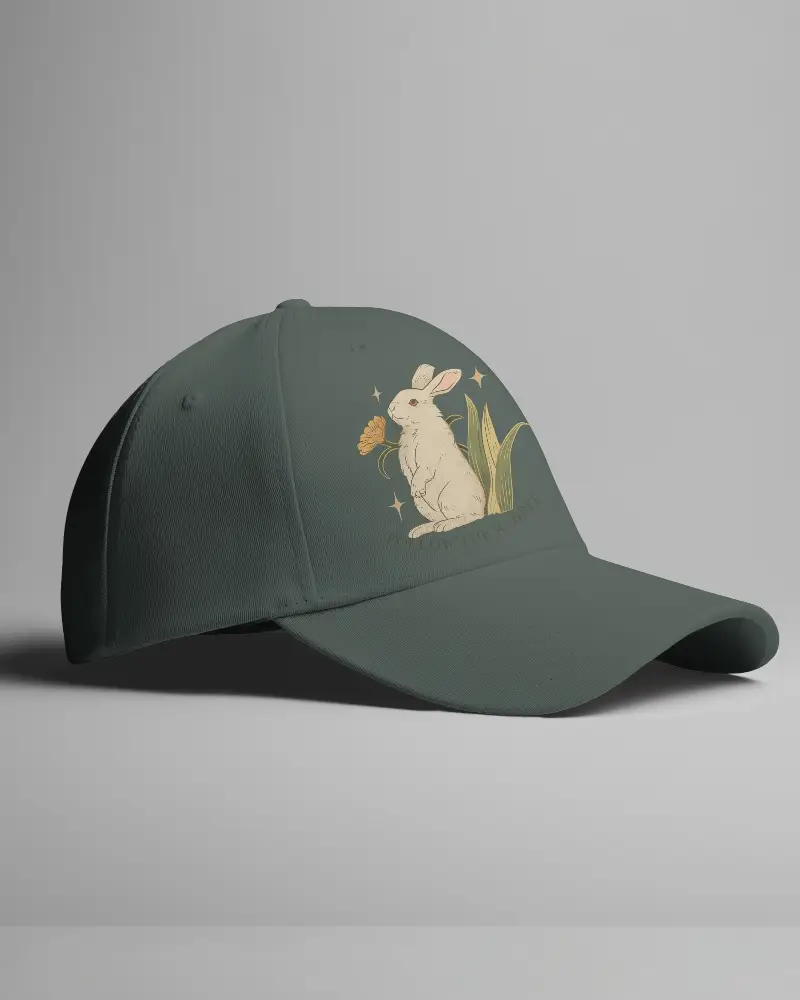 Cap Mockup With Placeholder Text Centered Clean Modern Aesthetic Neutral Background Sporty And Casual Vibe