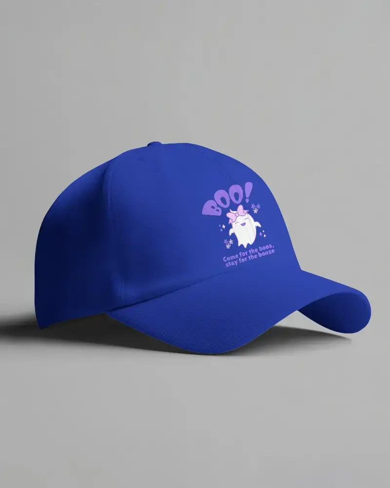 Customizable Cap Mockup Isolated Grey Backdrop Modern Product Display