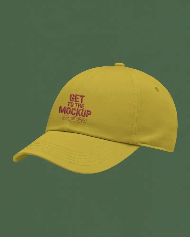 Premium Stitch Panel Sport Style Cap With Adjustable Closure For Casual Wear