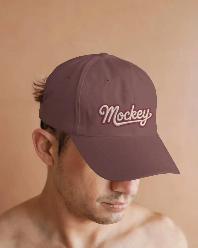 Breathable Adjustable Cap Mockup Perfect For Branding Sportswear And Casual Style Accessories