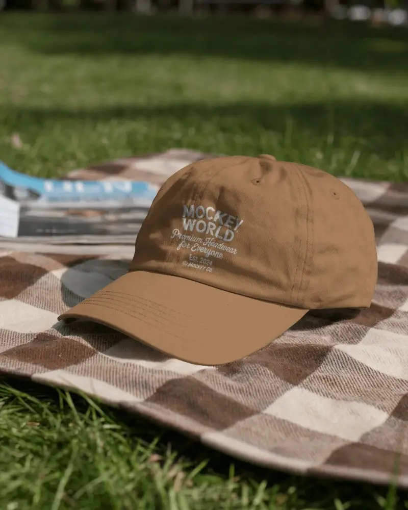 Classic Adjustable Cotton Baseball Cap With Curved Brim For Casual Wear And Outdoor Activities