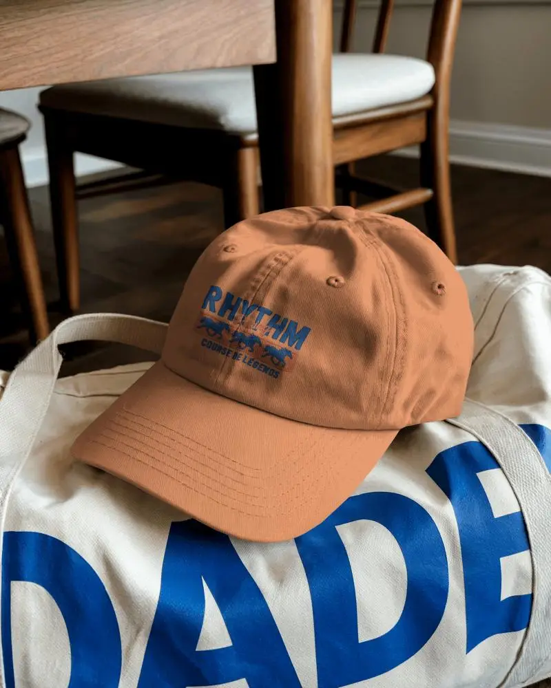 Casual Adjustable Dad Cap Ready For Custom Logo Printing Or Branding Purposes