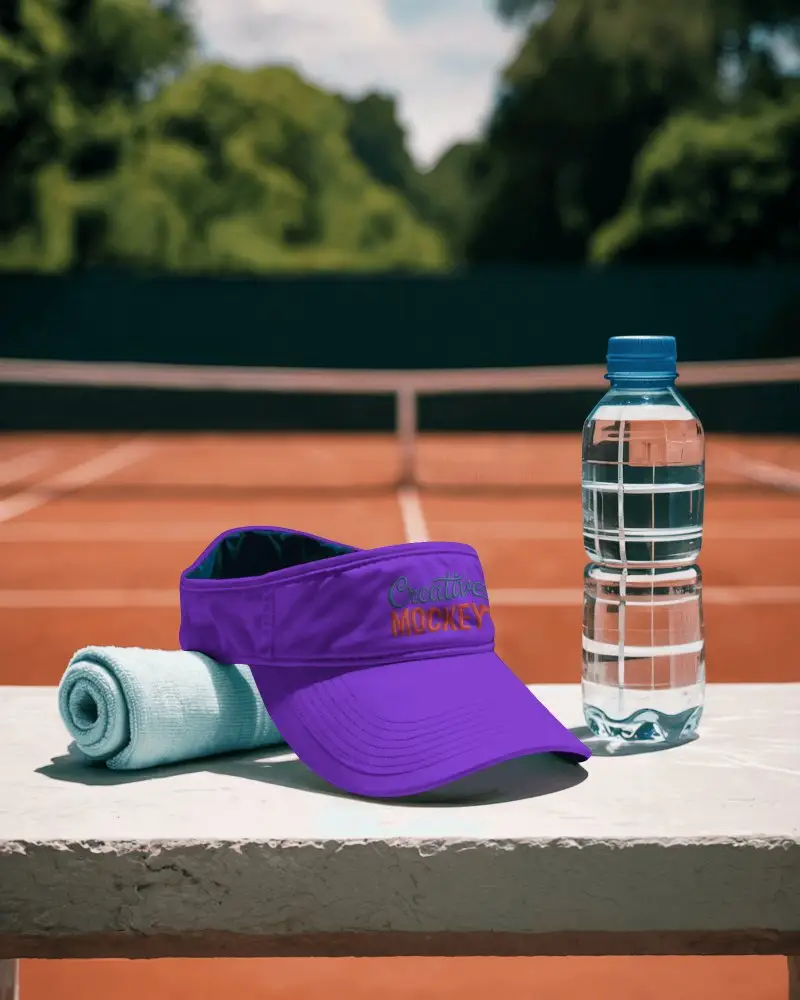 Stylish Sporty Tennis Cap Mockup Perfect For Outdoor Summer Exercise And Casual Wear